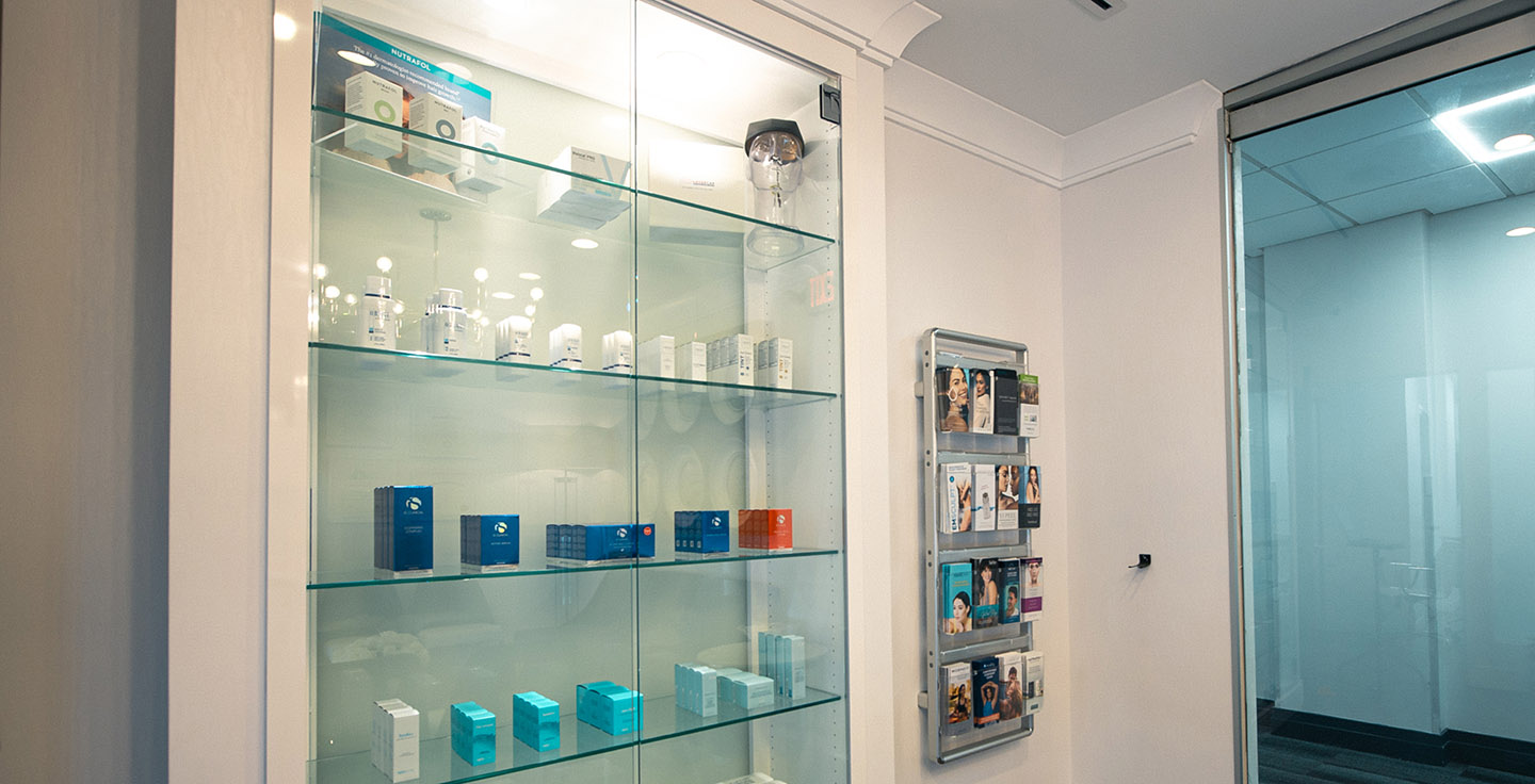 Cabinet of products