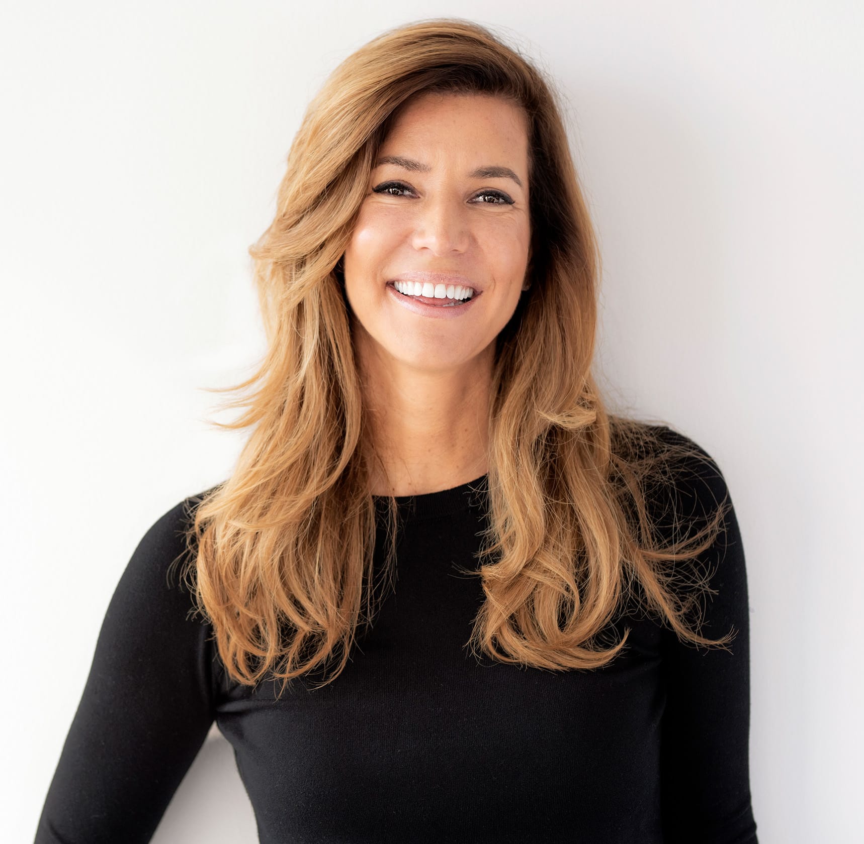 Woman smiling
