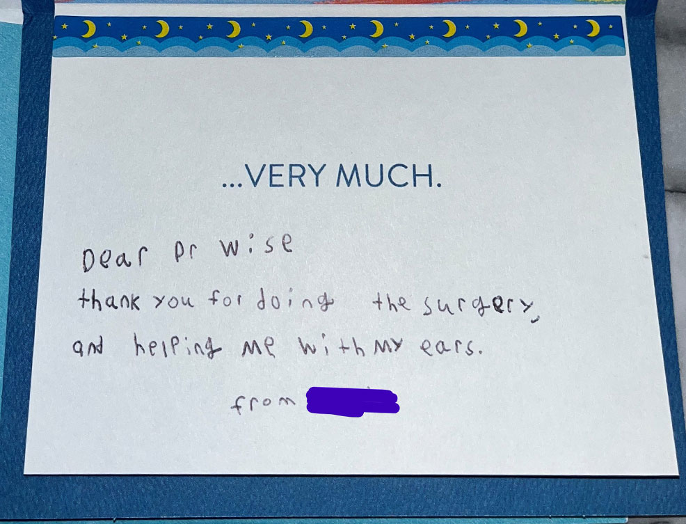 Thank you card