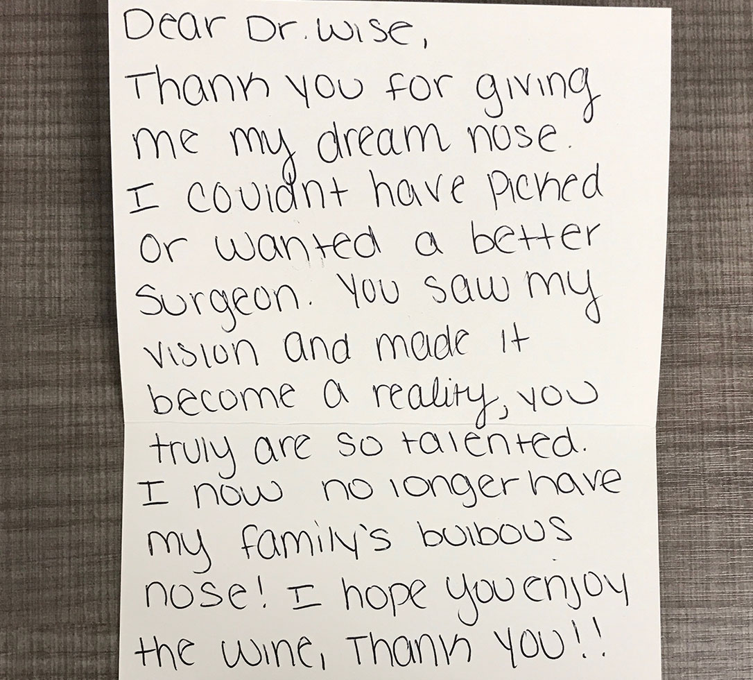 Thank you card