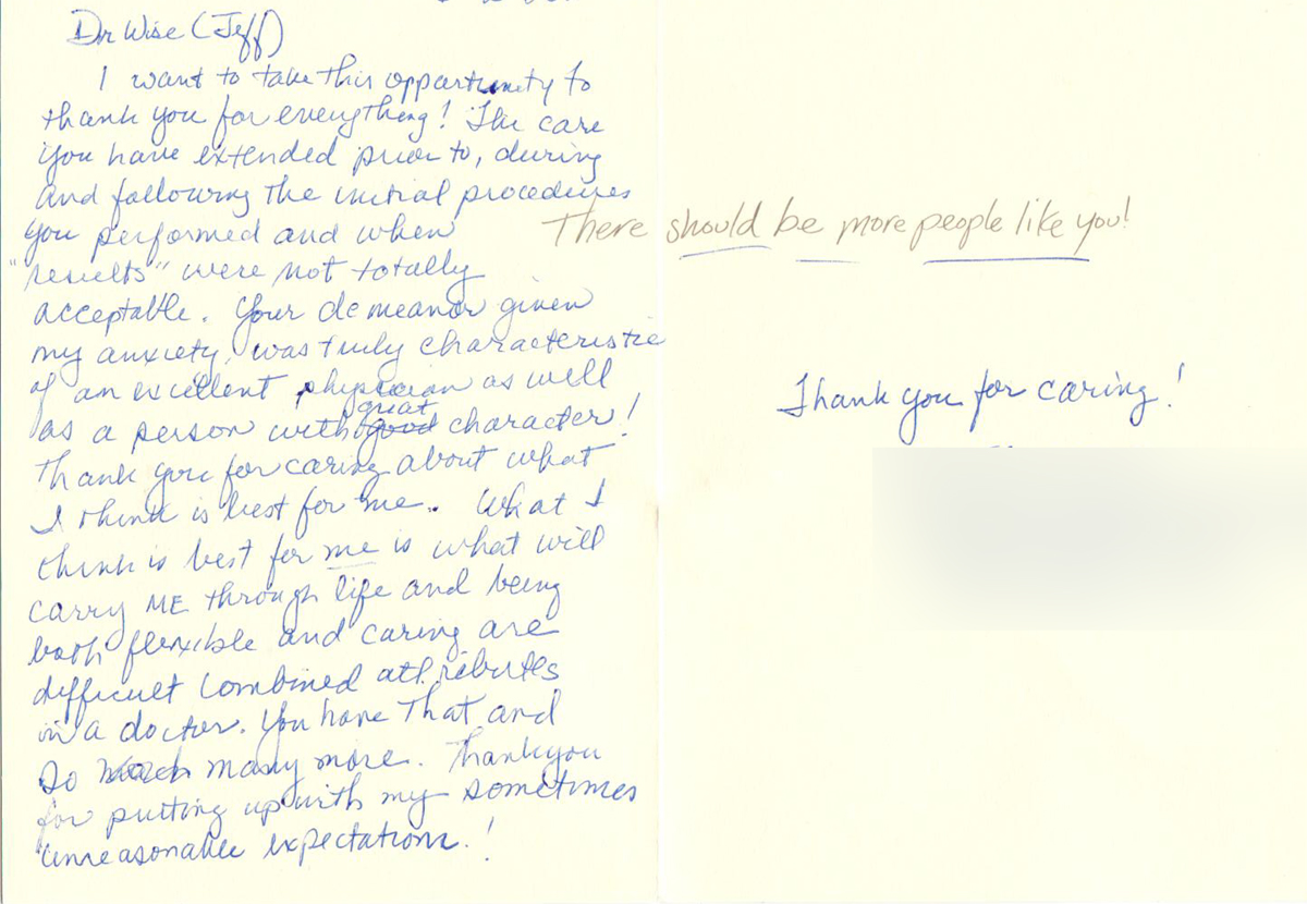 Thank you card