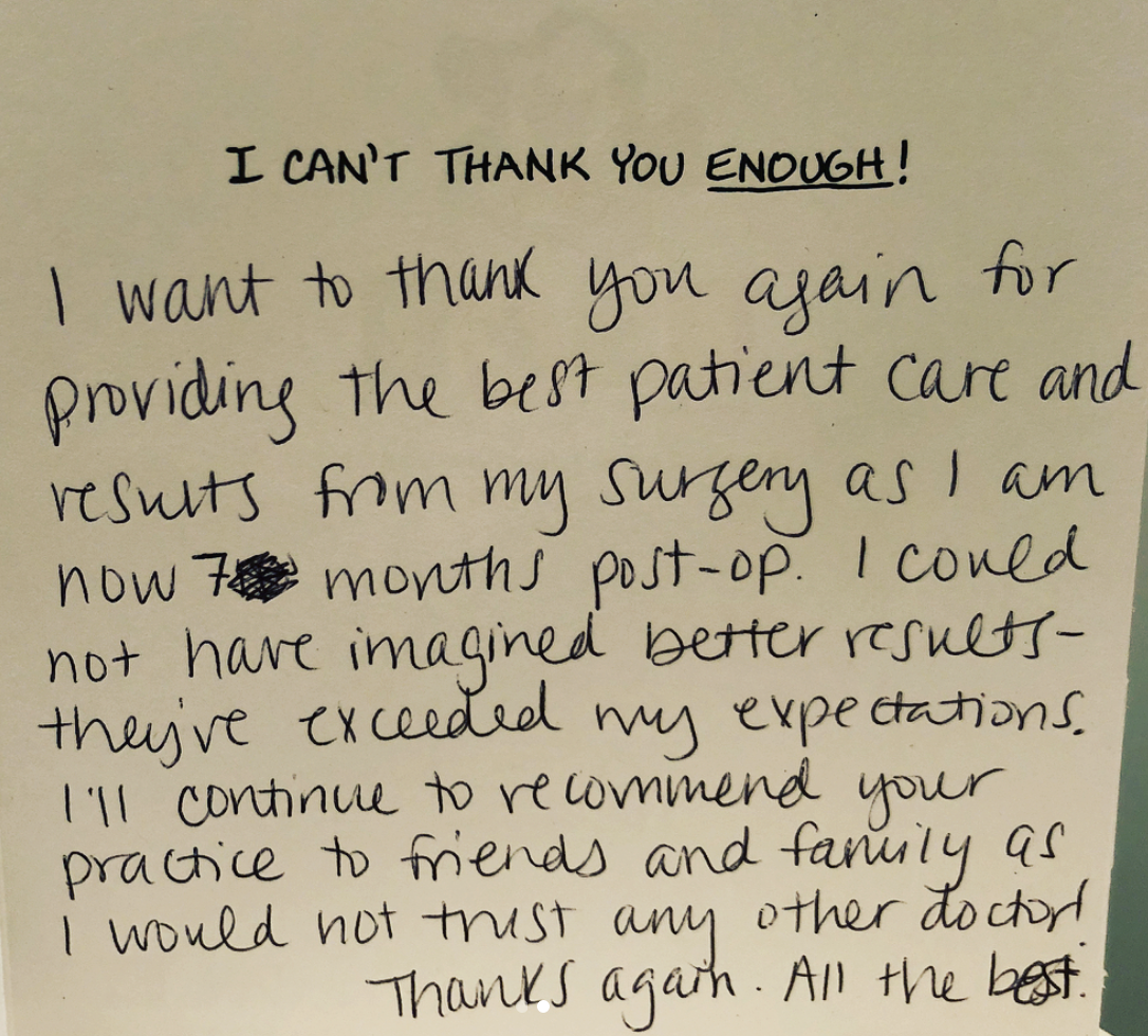 Thank you card