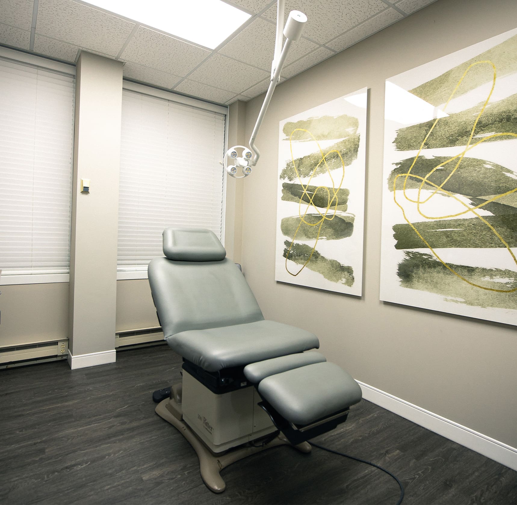 Exam room chair